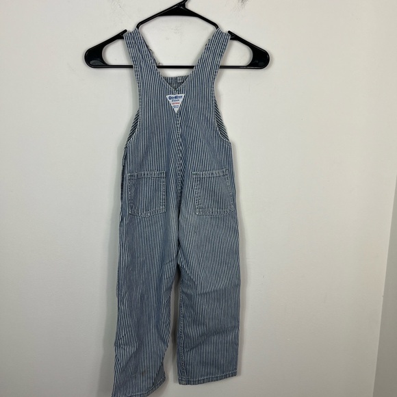 Vintage Oshkosh B’Gosh Hickory Striped Overalls Sz 10 - Picture 8 of 11